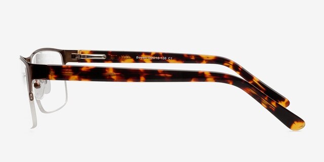 Bowen Brown MetalEyeglass Frames from EyeBuyDirect, Side View