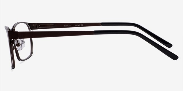 Dublin Coffee MetalEyeglass Frames from EyeBuyDirect, Side View