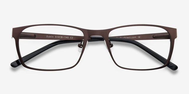 Dublin Coffee MetalEyeglass Frames from EyeBuyDirect, Closed View