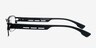 Poker Black MetalEyeglass Frames from EyeBuyDirect, Side View