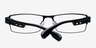 Poker Black MetalEyeglass Frames from EyeBuyDirect, Closed View
