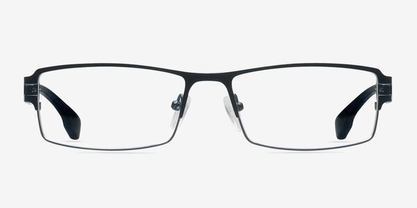 Poker Bleu marine  Métal Montures de lunettes de vue