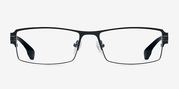 Poker Bleu marine Métal Montures de lunettes de vue