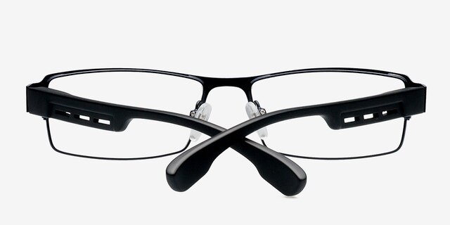 Poker Navy MetalEyeglass Frames from EyeBuyDirect, Closed View