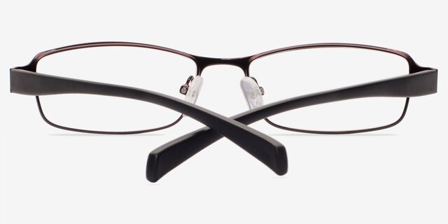 Cube Violet MétalMontures de lunettes de vue d'EyeBuyDirect, Vue Rapprochée