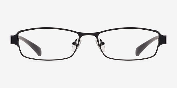 Cube Black Metal Eyeglass Frames