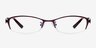 Abelard Purple MetalEyeglass Frames from EyeBuyDirect, Front View
