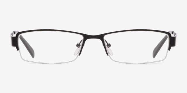 Alfred Black MetalEyeglass Frames from EyeBuyDirect, Front View