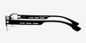 Donna Navy MetalEyeglass Frames from EyeBuyDirect, Side View