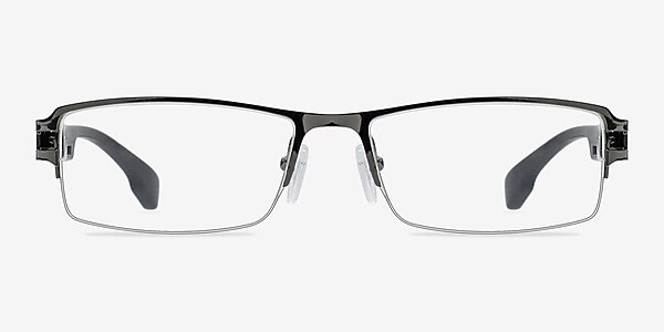 Donna Gunmetal Metal Eyeglass Frames