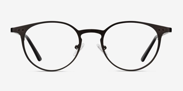 Thin Line Coffee MetalEyeglass Frames from EyeBuyDirect, Front View