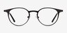 Thin Line Coffee MetalEyeglass Frames from EyeBuyDirect, Front View