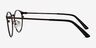 Thin Line Coffee MetalEyeglass Frames from EyeBuyDirect, Side View