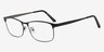 Ashlyn Black MetalEyeglass Frames from EyeBuyDirect, Angle View