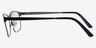 Ashlyn Black MetalEyeglass Frames from EyeBuyDirect, Side View