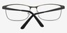 Ashlyn Black MetalEyeglass Frames from EyeBuyDirect, Closed View