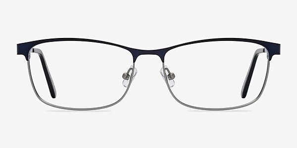 Ashlyn  Navy  Metal Eyeglass Frames
