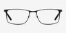 Clinton Black MétalMontures de lunettes de vue d'EyeBuyDirect, Vue de Face