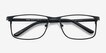 Clinton Black MetalEyeglass Frames from EyeBuyDirect, Closed View