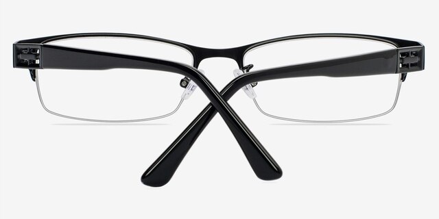 Curtis Black MetalEyeglass Frames from EyeBuyDirect, Closed View
