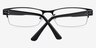Curtis Black MetalEyeglass Frames from EyeBuyDirect, Closed View