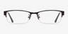 Curtis Coffee MetalEyeglass Frames from EyeBuyDirect, Front View