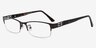 Curtis Coffee MetalEyeglass Frames from EyeBuyDirect, Angle View