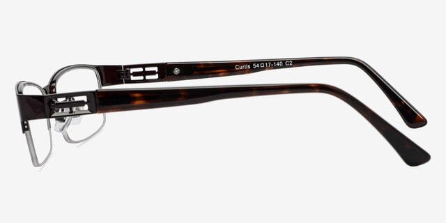 Curtis Coffee MetalEyeglass Frames from EyeBuyDirect, Side View