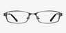 Johanna Gunmetal MetalEyeglass Frames from EyeBuyDirect, Front View