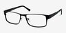 Elliot Black MetalEyeglass Frames from EyeBuyDirect, Angle View