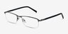 Mel Silver MetalEyeglass Frames from EyeBuyDirect, Angle View