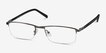 Mel Gunmetal MetalEyeglass Frames from EyeBuyDirect, Angle View