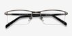 Mel Gunmetal MetalEyeglass Frames from EyeBuyDirect, Closed View