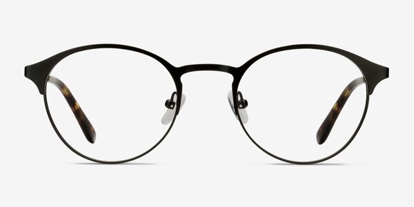 Little Time Noir Métal Montures de lunettes de vue