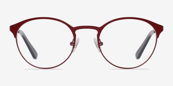 Little Time Matte/Red Metal Eyeglass Frames