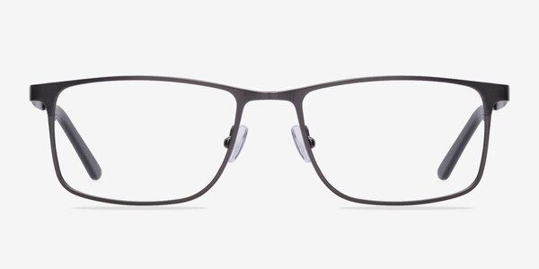 Clinton Gunmetal Metal Eyeglass Frames