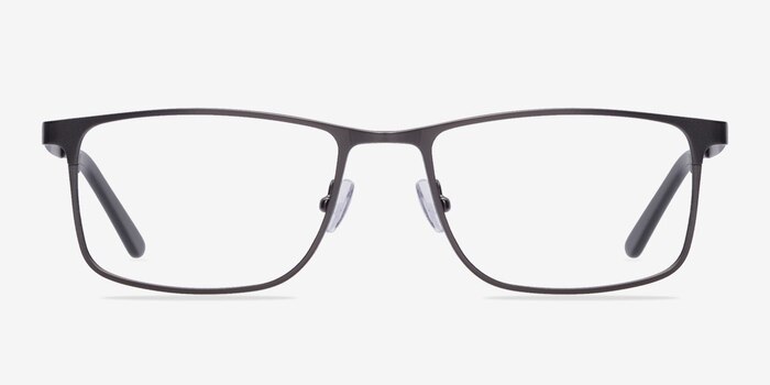 Clinton Gunmetal Metal Eyeglass Frames from EyeBuyDirect