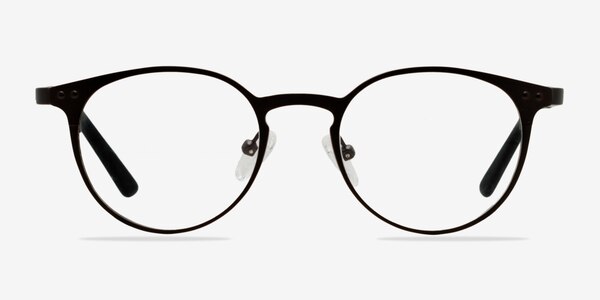 Little Thin Line Coffee Metal Eyeglass Frames
