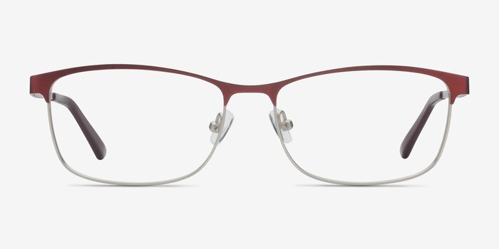 Ashlyn Rouge Métal Montures de lunettes de vue d'EyeBuyDirect
