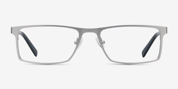 Cristian Silver Metal Eyeglass Frames