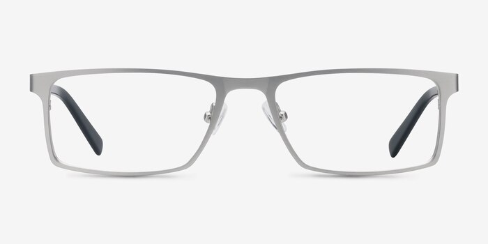Cristian Silver Metal Eyeglass Frames from EyeBuyDirect