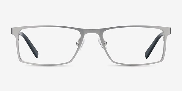 Cristian Silver Metal Eyeglass Frames