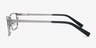 Cristian Silver MetalEyeglass Frames from EyeBuyDirect, Side View