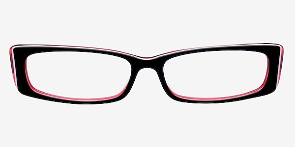 Philly Red/Black Plastic Eyeglass Frames
