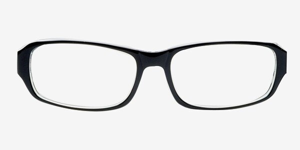 JA00037 Black/Clear Acétate Montures de lunettes de vue