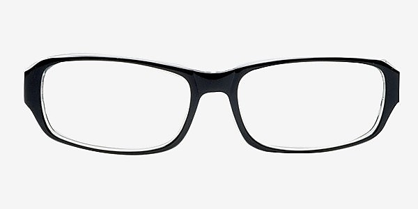 JA00037 Black/Clear Acetate Eyeglass Frames