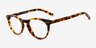 Morning Warm Tortoise AcétateMontures de lunettes de vue d'EyeBuyDirect, Vue d'Angle