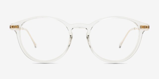 Amity Clear MetalEyeglass Frames from EyeBuyDirect, Front View