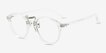 Chillax Clear MetalEyeglass Frames from EyeBuyDirect, Angle View