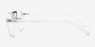 Chillax Clear MetalEyeglass Frames from EyeBuyDirect, Side View